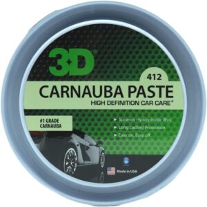 3D Carnauba Paste Wax 11 oz